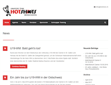Tablet Screenshot of hotshots.ch